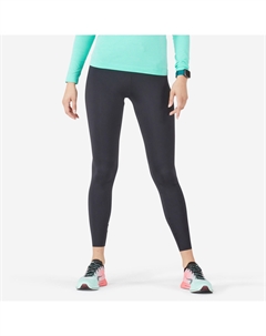 ТАЙТСЫ ДЛЯ БЕГА ЖЕНСКИЕ SUPPORT - ЧЕРНЫЕ Kiprun