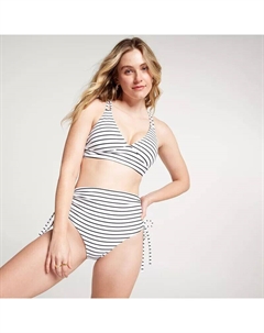 Женский купальник-топ бикини с треугольными чашечками и двумя бретелями с низкой поддержкой Calia