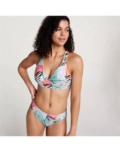 Женский купальник-топ бикини с треугольными чашечками и двумя бретелями с низкой поддержкой Calia