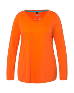 Лонгслив, цвет knallorange Ulla popken