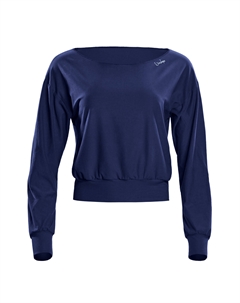 Лонгслив Functional Light and Soft Cropped Long Sleeve Top LS003LS, темно синий Winshape