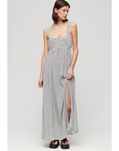 Длинное платье TIE BACK, белый Superdry