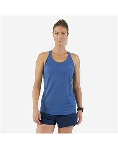 Женская майка для бега со встроенным бюстгальтером Care Синий Оранжевый Kiprun