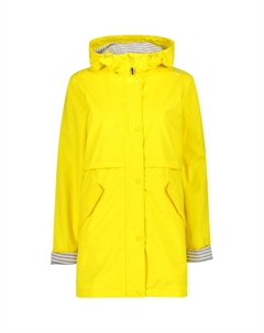 Женская толстовка-дождевик с капюшоном, желтый Cmp