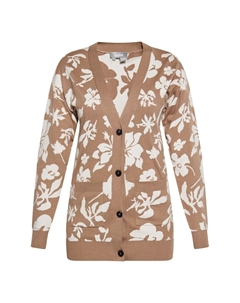 Вязаный кардиган Knit Cardigan, коричневый Usha