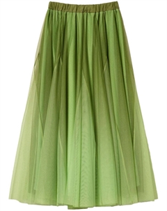 Юбка из тюля с принтом, зеленый Twinset