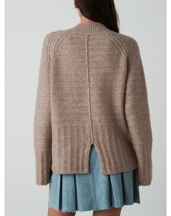 Тонкий вязаный свитер Sweater, коричневый Next