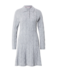 Платье Knitted dress, цвет mottled grey Tommy hilfiger