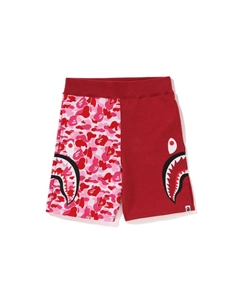 Спортивные шорты BAPE ABC Camo Side Shark, розовый A bathing ape®