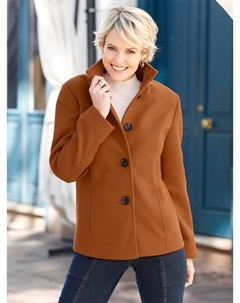 Длинная куртка, без капюшона, цвет Cognac Classic basics