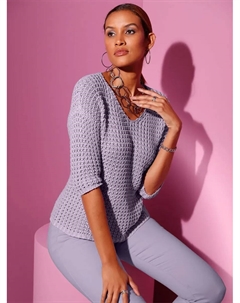 Вязаный свитер "Пуловер", цвет Flieder Creation l