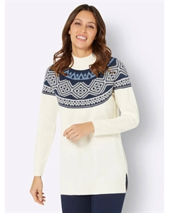 Длинный пуловер "Длинный пуловер", синий Classic basics