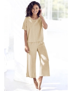 Пижама (2 шт.) в мягкую рубчатую ткань, цвет Sand Vivance dreams