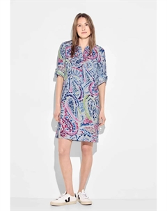 Летнее платье из 100% хлопка, белый Cecil