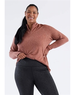 Функциональная рубашка "Fermier", выполненная из дышащей эластичной ткани, растягивающейся в четырех направлениях, коричневый Q by endurance