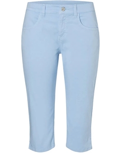 Брюки-капри "Capri-Summer-Clean", закрывающие колени, с небольшим разрезом внизу, синий Mac