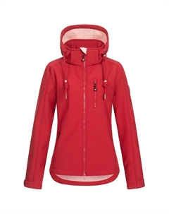 Куртка из софтшелла "PEAK CREEK WOMEN", со съемным капюшоном, красный Deproc active