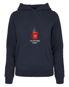 Толстовка " Ladies Ladies Внимание, горячая базовая толстовка", цвет морской волны Merchcode