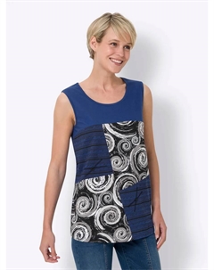 Топ-рубашка, синий Classic basics