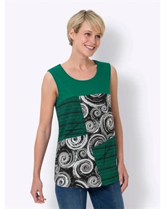 Топ-рубашка, зеленый Classic basics