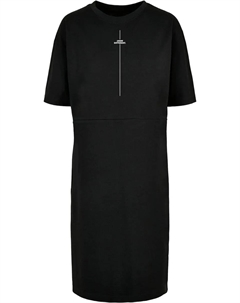 Платье-рубашка "Женское женское платье-футболка с разрезом Think Different " (1 шт.), черный Merchcode