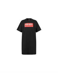 Платье женское с короткими рукавами и логотипом, черный Kenzo