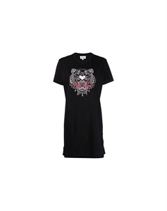 Платье Classic Tiger Head с короткими рукавами, черный Kenzo