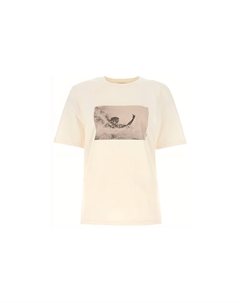 Футболка женская, кремовый Saint laurent