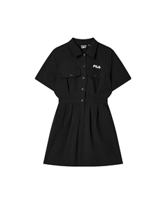 Женские шорты-платье с рукавами, цвет Black Fila