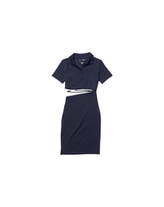 Платье женское x La Robe Polo с короткими рукавами, синий Jacquemus