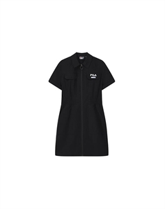 Женское платье с короткими рукавами, цвет Black Fila