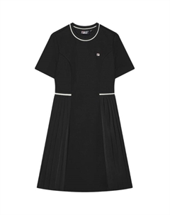 Женские шорты-платье с рукавами, цвет Black Fila