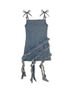 Женское платье-комбинация, цвет Blue Guess