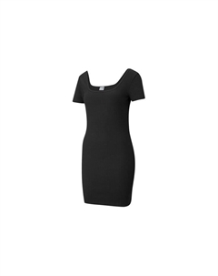 Женские шорты-платье с рукавами, цвет Black Puma