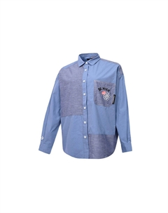 Женская рубашка, цвет Blue Converse