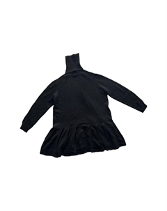 Женское платье с длинными рукавами, черный Prada