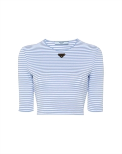 Женская футболка, голубой Prada