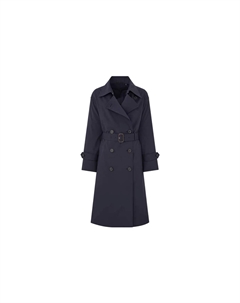 Женский тренч-пальто, 69 темно-синий Uniqlo
