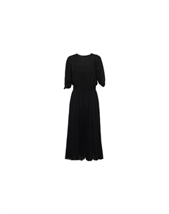 Женское платье с короткими рукавами, черный Prada