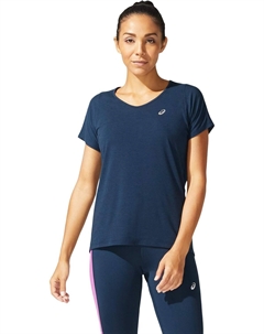 Топ V-Neck Short Sleeve Top, цвет French Blue Asics