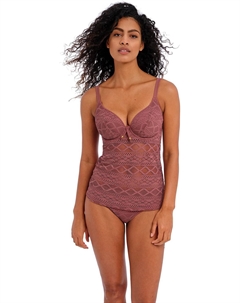 Купальный топ Sundance - Underwire Bralette Tankini Top, цвет Nutmeg Freya