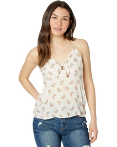 Майка Heirloom Gauze Flouncy Tie Front Cami, цвет Cream Vintage Floral Chaser