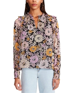 Топ Floral Me Not Top, черный Steve madden
