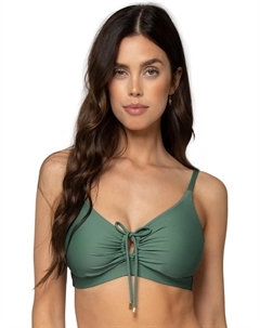 Купальный топ Kauai Keyhole Top, цвет Moss Sunsets