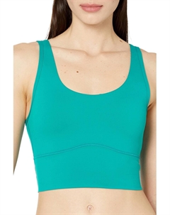 Топ Meridian Fitted Crop Tank, цвет Coastal Teal/Metallic Silver Under armour