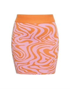 Мини-юбка, цвет pink orange Mymo