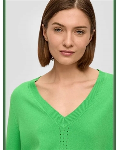 Пуловер, зеленый S.oliver