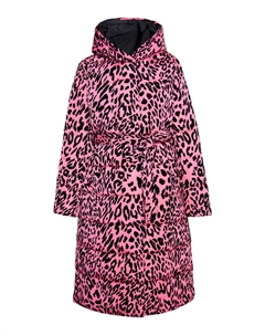 Пуховик, цвет pink leo Faina