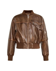 Кожаная куртка, коричневый Dreimaster