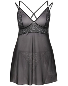 Ночное белье, черный Ulla popken